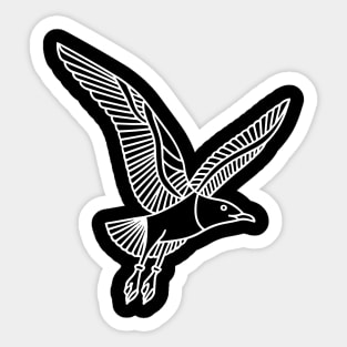 Seagull (White) Sticker